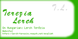 terezia lerch business card
